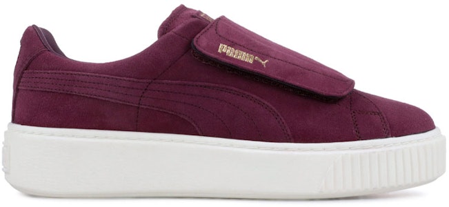 (W) Puma Suede Platform Strap 'Ungu Tua' 364586-02 Order (W) Puma Suede Platform Strap 'Ungu Tua' 364586-02