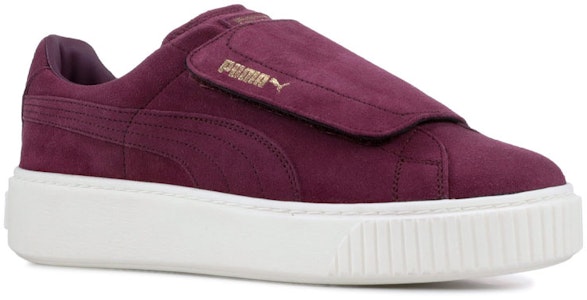 (W) Puma Suede Platform Strap 'Ungu Tua' 364586-02 Lookbook (W) Puma Suede Platform Strap 'Ungu Tua' 364586-02