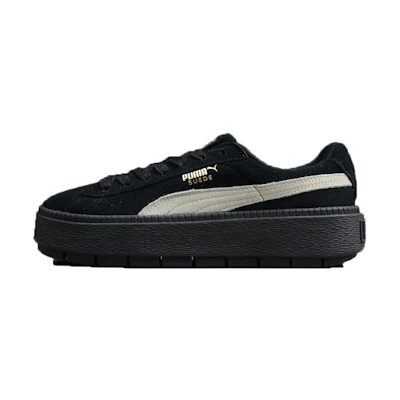 (W) Puma Suede Platform Trace 'Black'