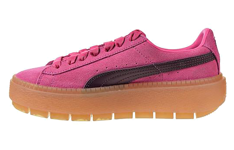 (Women) Puma Suede Platform Trace 'Carmine Rose'  367057-02