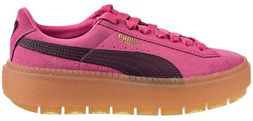 (Women) Puma Suede Platform Trace 'Carmine Rose' 367057-02 Order (Women) Puma Suede Platform Trace 'Carmine Rose' 367057-02