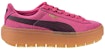 (W) Puma Suede Platform Trace 'Carmine Rose' Wanita 367057-02