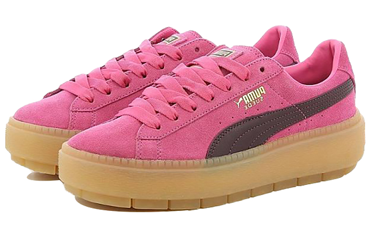 Lookbook (W) プーマ スウェード プラットフォーム トレース "カーマインローズ" 367057-02
