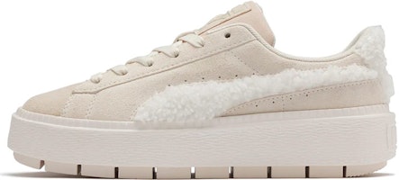(Women) Puma Suede Platform Trace 'Light Fluffy Beige' 380409-01 (Women) Puma Suede Platform Trace 'Light Fluffy Beige' 380409-01