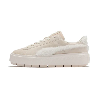(W) Puma Suede Platform Trace 'Light Fluffy Beige'