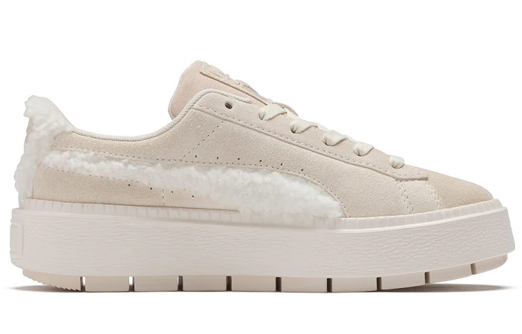 Order (W) 彪马Suede Platform Trace浅毛绒米色 380409-01