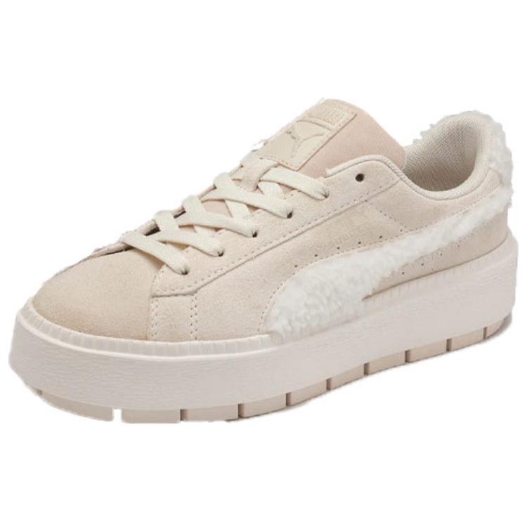 Lookbook (W) 彪马Suede Platform Trace浅毛绒米色 380409-01
