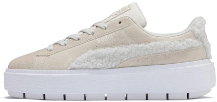 (Women) Puma Suede Platform Trace 'Light Fluffy Cream' 380409-02 (Women) Puma Suede Platform Trace 'Light Fluffy Cream' 380409-02