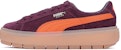 (W) Puma Suede Platform Trace 'Winetasting Flame' - Kasut Wanita Puma Suede Platform. 367057-01