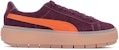 (W) Puma Suede Platform Trace 'Winetasting Flame' - Kasut Wanita Puma Suede Platform. 367057-01