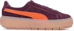 Order (W) Puma Suede Platform Trace 'Winetasting Flame' - Kasut Wanita Puma Suede Platform. 367057-01