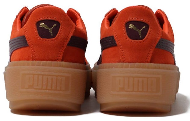 (Women) Puma Suede Platform Trace Block 'Orange' 367057-03 Shop (Women) Puma Suede Platform Trace Block 'Orange' 367057-03