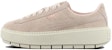 (W) Puma Suede Platform Trace Cipria 'Pink' Wanita Merah Jambu 367465-02
