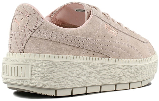 (W) Puma Suede Platform Trace Cipria 'Pink' Wanita Merah Jambu 367465-02 Order (W) Puma Suede Platform Trace Cipria 'Pink' Wanita Merah Jambu 367465-02