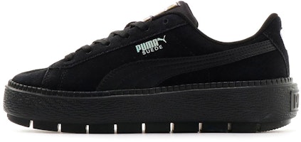 (Women) Puma Suede Platform Tracelight 'Black' 373695-01 (Women) Puma Suede Platform Tracelight 'Black' 373695-01