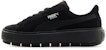 (W) Puma Suede Platform Tracelight 'Hitam' 373695-01