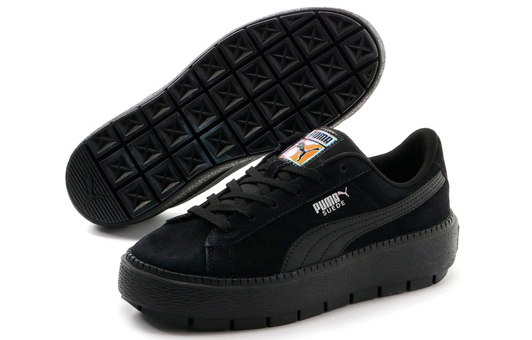 Order (W) Puma Suede Platform Tracelight 'Hitam' 373695-01