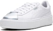 Order (W) Puma Suede Platform Putih/Perak 364525-01