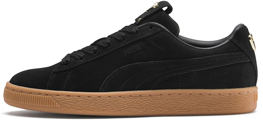 (Women) Puma Suede Premium Logo 'Black' 369955-01 Buy (Women) Puma Suede Premium Logo 'Black' 369955-01