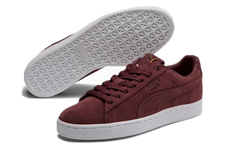 (W) Puma Suede PRM Logo Sneakers Cherry Red 圖 3