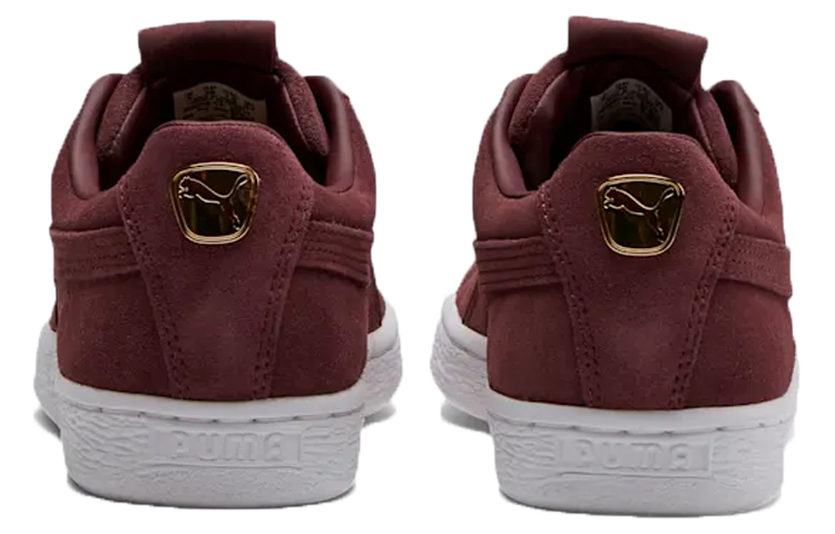 (W) Puma Suede PRM Logo Sneakers Cherry Red 圖 4