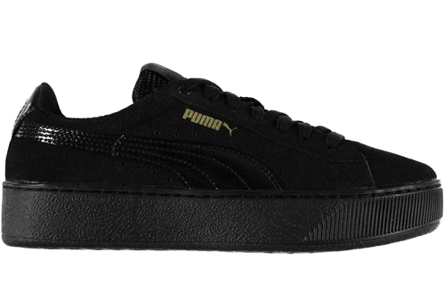 Order (W) 푸마 스웨이드 S 비키 플랫폼 - 블랙 (Puma Black) 363287-01