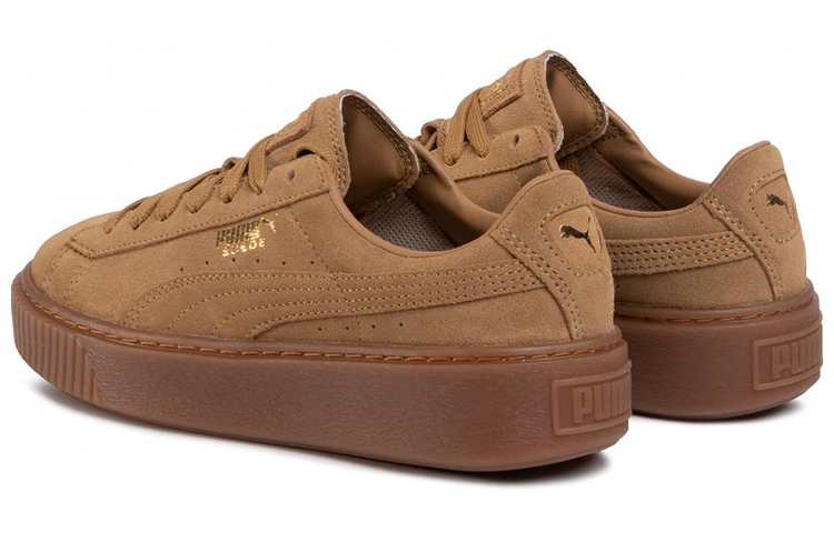 Lookbook (W) Puma Suede Zapatillas Skate 'Marrón' 365698-09