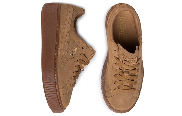 Shop (W) Puma Suede Zapatillas Skate 'Marrón' 365698-09