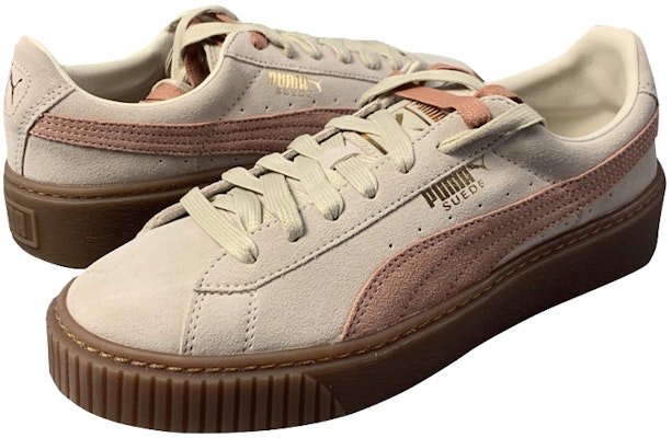 FENTY BEAUTY/蕾哈娜 x PUMA Suede Platform 蕾哈娜 米粉絲絨 低筒 板鞋 女款 米粉 Lookbook FENTY BEAUTY/蕾哈娜 x PUMA Suede Platform 蕾哈娜 米粉絲絨 低筒 板鞋 女款 米粉