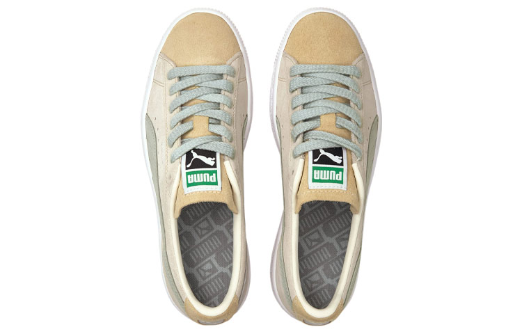 Shop (W) Puma Suede Vintage Block 'Marshmallow' Zapatillas Retro 382779-01