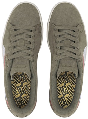 (W) Puma Suede World Hood 'Cetakan Geometri - Hijau Lichen Gelap' 371682-02 Lookbook (W) Puma Suede World Hood 'Cetakan Geometri - Hijau Lichen Gelap' 371682-02