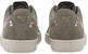 (W) Puma Suede World Hood 'Cetakan Geometri - Hijau Lichen Gelap' 371682-02