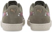 Shop (W) Puma Suede World Hood 'Cetakan Geometri - Hijau Lichen Gelap' 371682-02