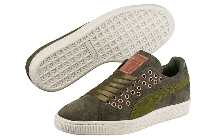 Purchase (W) Puma Suede Xl Laces Hijau VR 364107-02