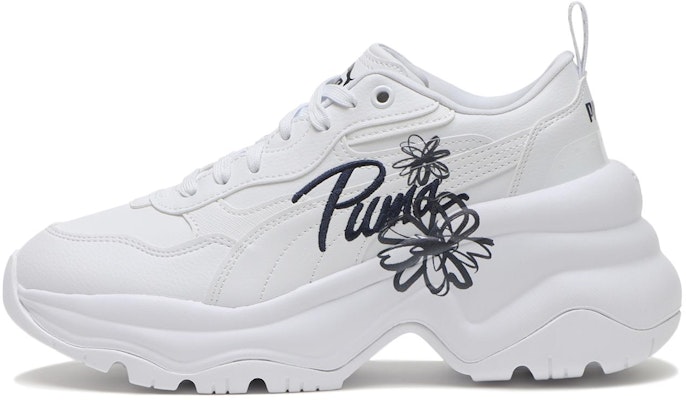 (Women) Puma Syria Wedge GR White/Navy 404077-01 Buy (Women) Puma Syria Wedge GR White/Navy 404077-01