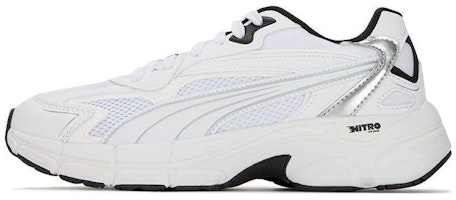 (Women) Puma Teveris Nitro 'Metallic - White Black'  391098-03 (Women) Puma Teveris Nitro 'Metallic - White Black'  391098-03