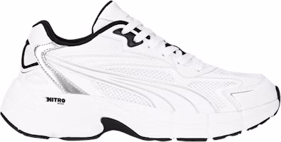 (Women) Puma Teveris Nitro 'Metallic - White Black' 391098-03 (Women) Puma Teveris Nitro 'Metallic - White Black' 391098-03