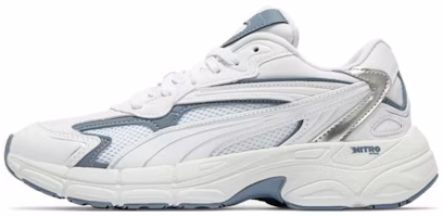 (Women) Puma Teveris Nitro Metallic 'White Blue' 391098-04 (Women) Puma Teveris Nitro Metallic 'White Blue' 391098-04