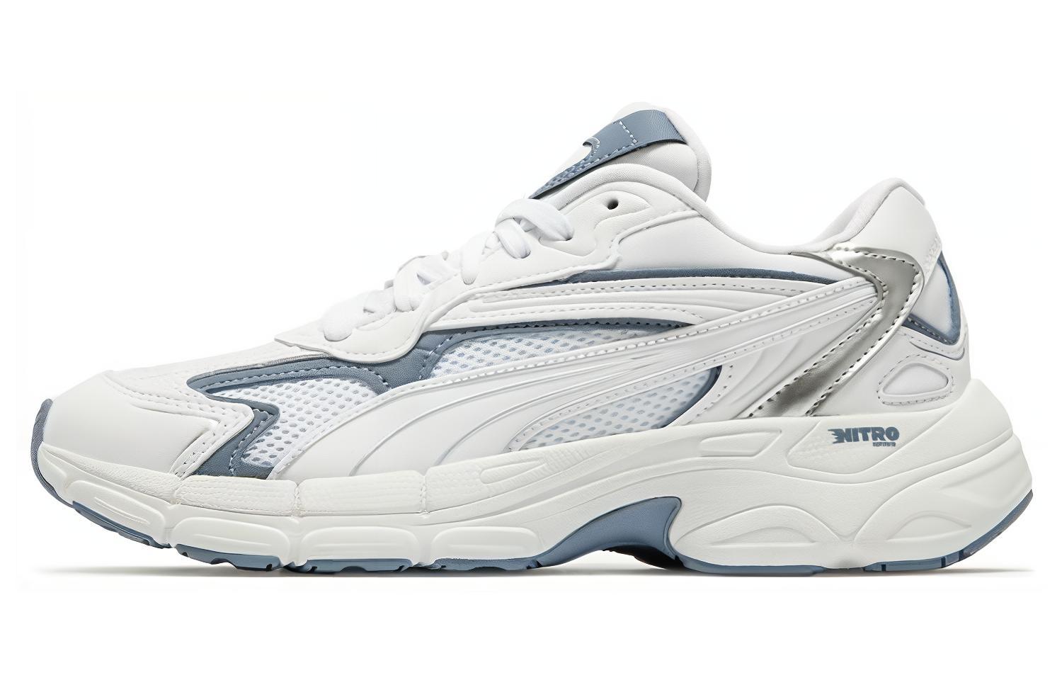 (Women) Puma Teveris Nitro Metallic 'White Blue' 391098-04