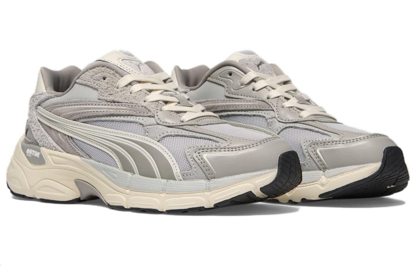 Shop PUMA Teveris Nitro 防滑耐磨 低幫 生活休閒鞋 女款 灰色