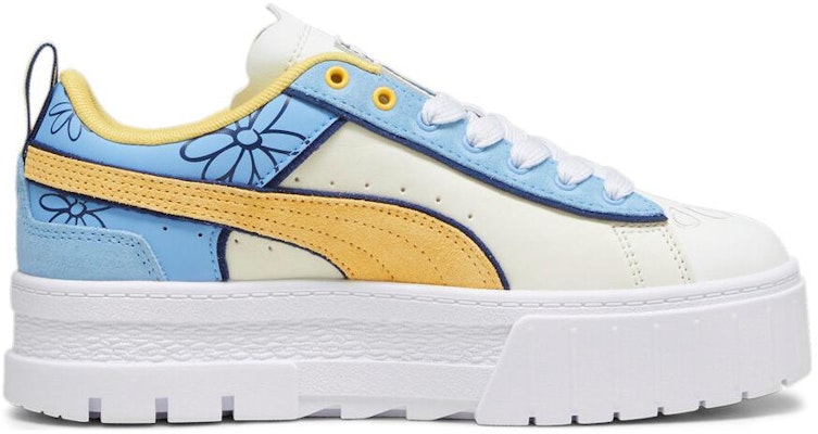 (W) 푸마 스머프 x 메이즈 '화이트 플랙센' (Puma 스머프 콜라보 메이즈) 394874-01 Order (W) 푸마 스머프 x 메이즈 '화이트 플랙센' (Puma 스머프 콜라보 메이즈) 394874-01
