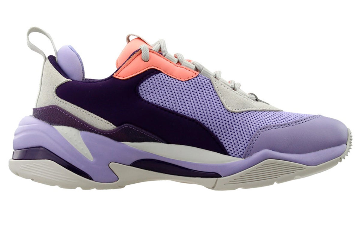 Order Puma Thunder 時尚女款 黑白紫 低筒運動鞋