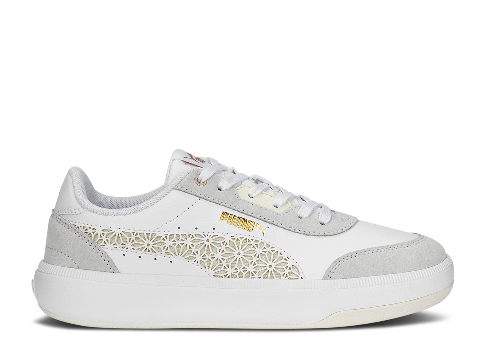 (Women) Puma Tori 'Laser Cut - White Pristine'  389341-01