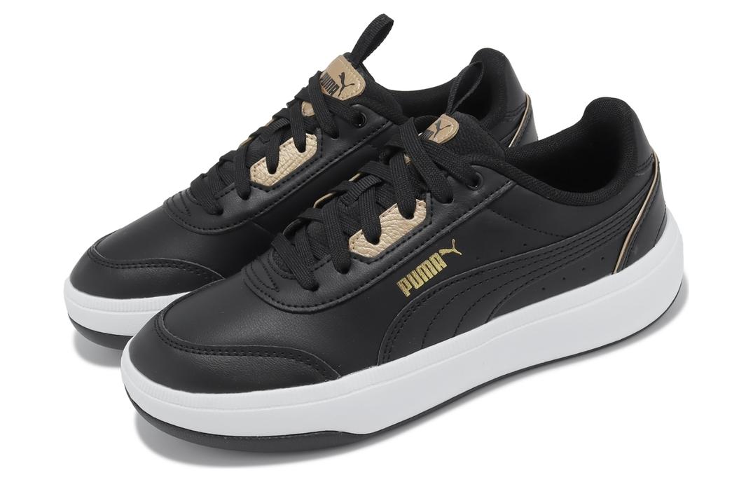 Lookbook (W) プーマ トリ ポップアップメタリック ブラックゴールド (Puma Tori Poppumeta Rikku Burakkugōrudo) 392490-01