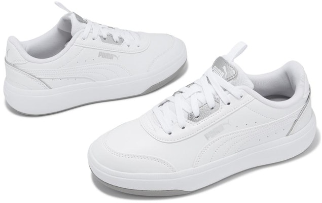 (W) Puma Tori 'Pop-Up Metallic - Putih Perak' 392490-02 Shop (W) Puma Tori 'Pop-Up Metallic - Putih Perak' 392490-02