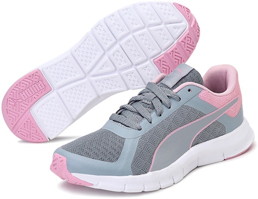 (Women) Puma Trackracer 2.0 Shoes Grey/White/Pink 373013-04 Purchase (Women) Puma Trackracer 2.0 Shoes Grey/White/Pink 373013-04