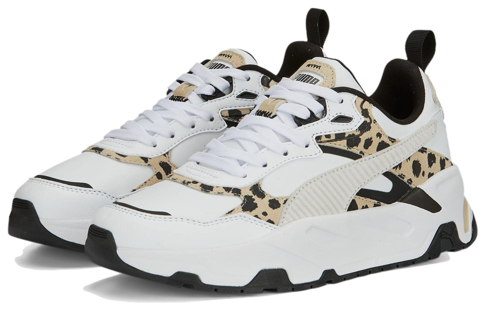 Lookbook (W) Puma Trinity 'Putih Cokelat Hitam Motif Binatang' 391923-01