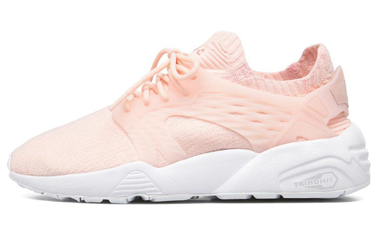 (Women) Puma Trinomic Blaze Cage Evoknit Sneakers Pink 364113-04