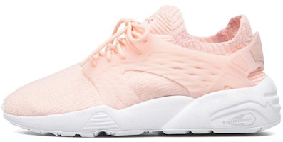 (Women) Puma Trinomic Blaze Cage Evoknit Sneakers Pink 364113-04 (Women) Puma Trinomic Blaze Cage Evoknit Sneakers Pink 364113-04