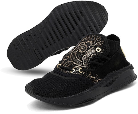 (W) Sepatu Lari Puma Tsugi Rendah Hitam/Emas 367281-01 Purchase (W) Sepatu Lari Puma Tsugi Rendah Hitam/Emas 367281-01